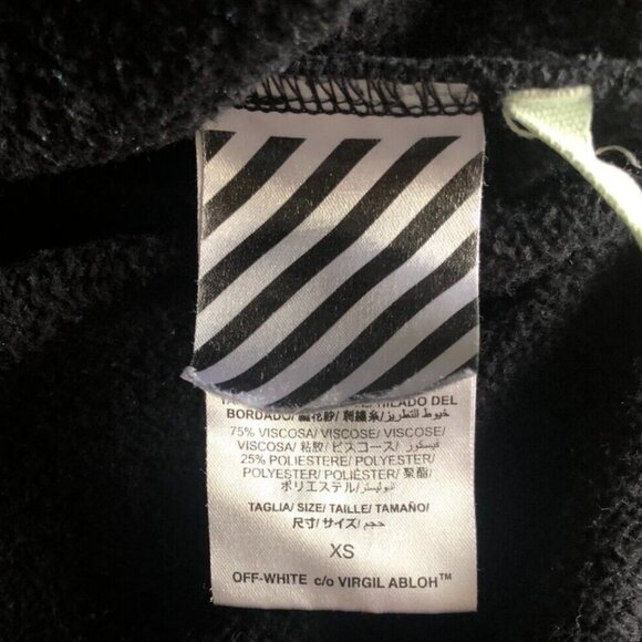 OFF-WHITE (Size XS) Tiger Sleeve Black Crewneck - Picture 9 of 11